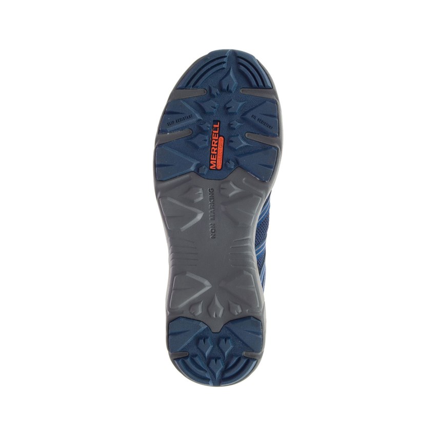 Chaussure de Securite Merrell Fullbench Superlite Alloy Toe Bleu Homme | N.D.TDNO